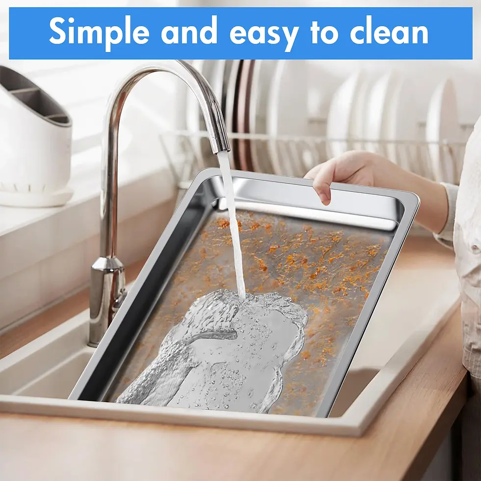 Thumbnail: 4-Pack Chafing Dishes Buffet Set 8qt-9qt Semi Gold Plate Steel Warmer