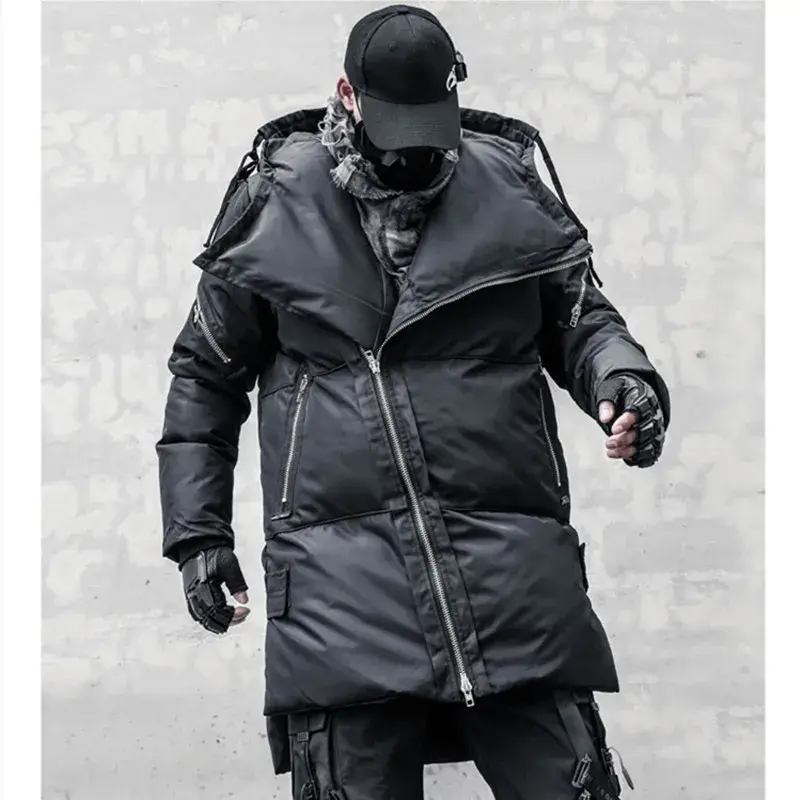 Thumbnail: Techwear Style Winter Ja Punk Cotton Padded Jackets Parkas