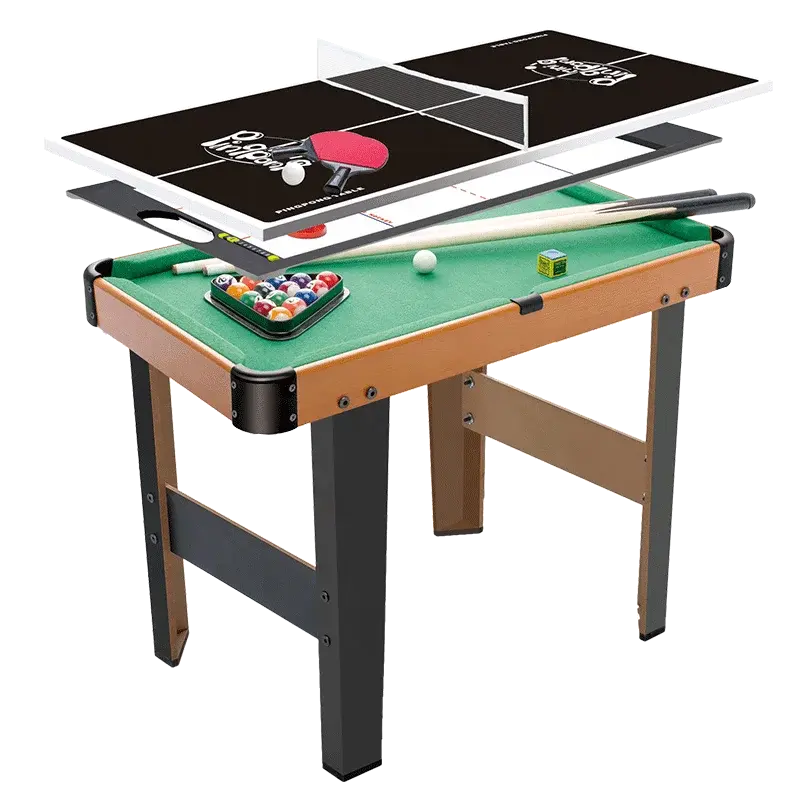 Kids 35" Multi Games Table – Pool, Table Tennis & Air Hockey Set