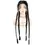 Thumbnail: Braided Lace Front  Glueless Cornrow Synthetic Lace Braided Wig Baby Hair