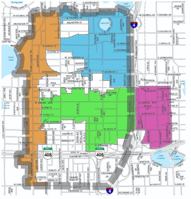 Milk District Orlando Map The City District - Downtown Orlando's New Mega Main Street District  Launches In Parramore