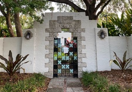 Gate Damaged by Automobile at Art & History Museums Maitland