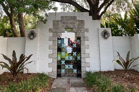 Gate Damaged by Automobile at Art & History Museums Maitland