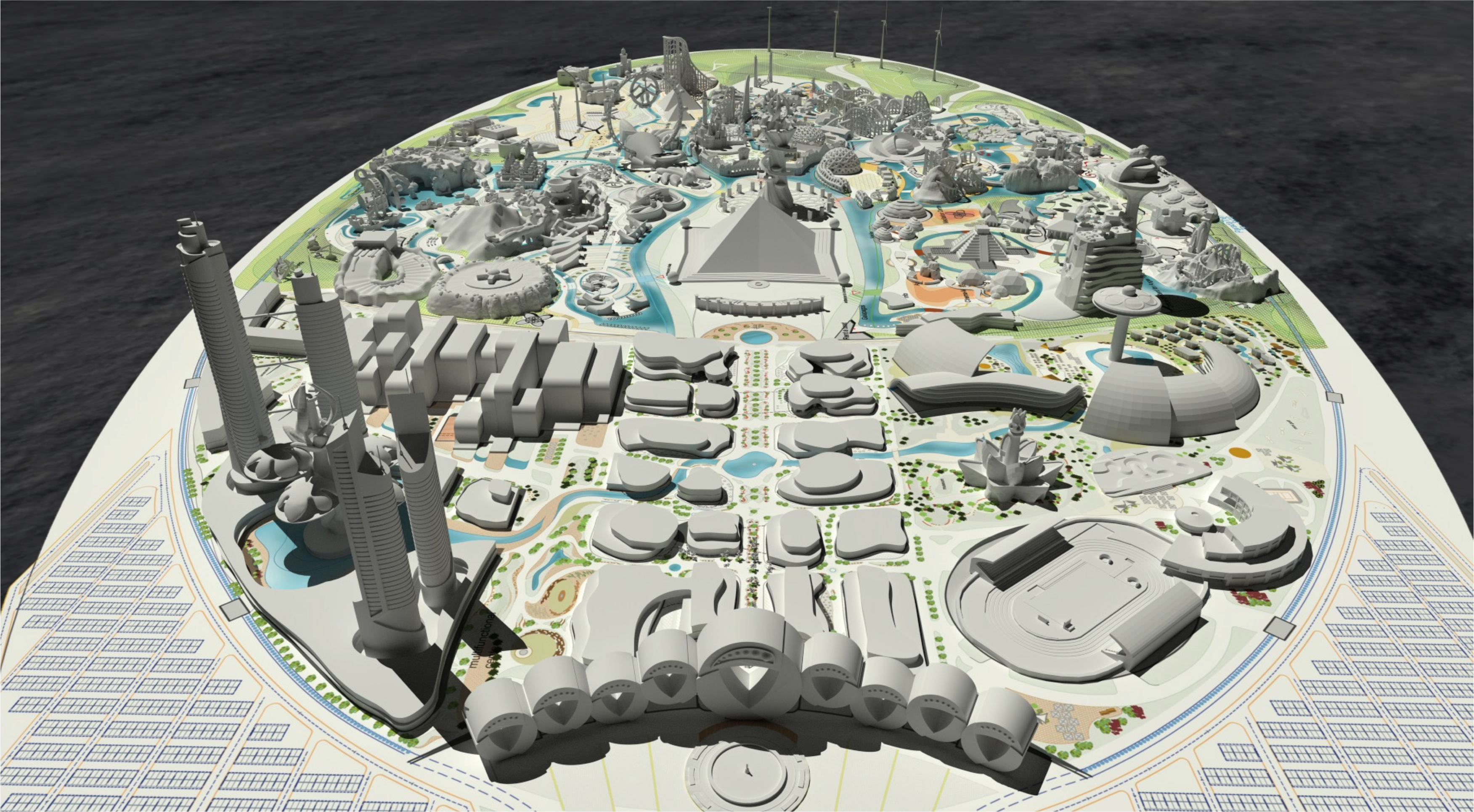 Maqueta Enerland 3D