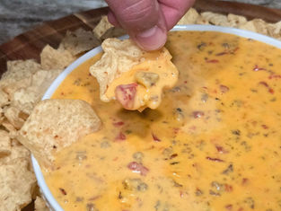 Cheesy Rotel and Sausage Dip