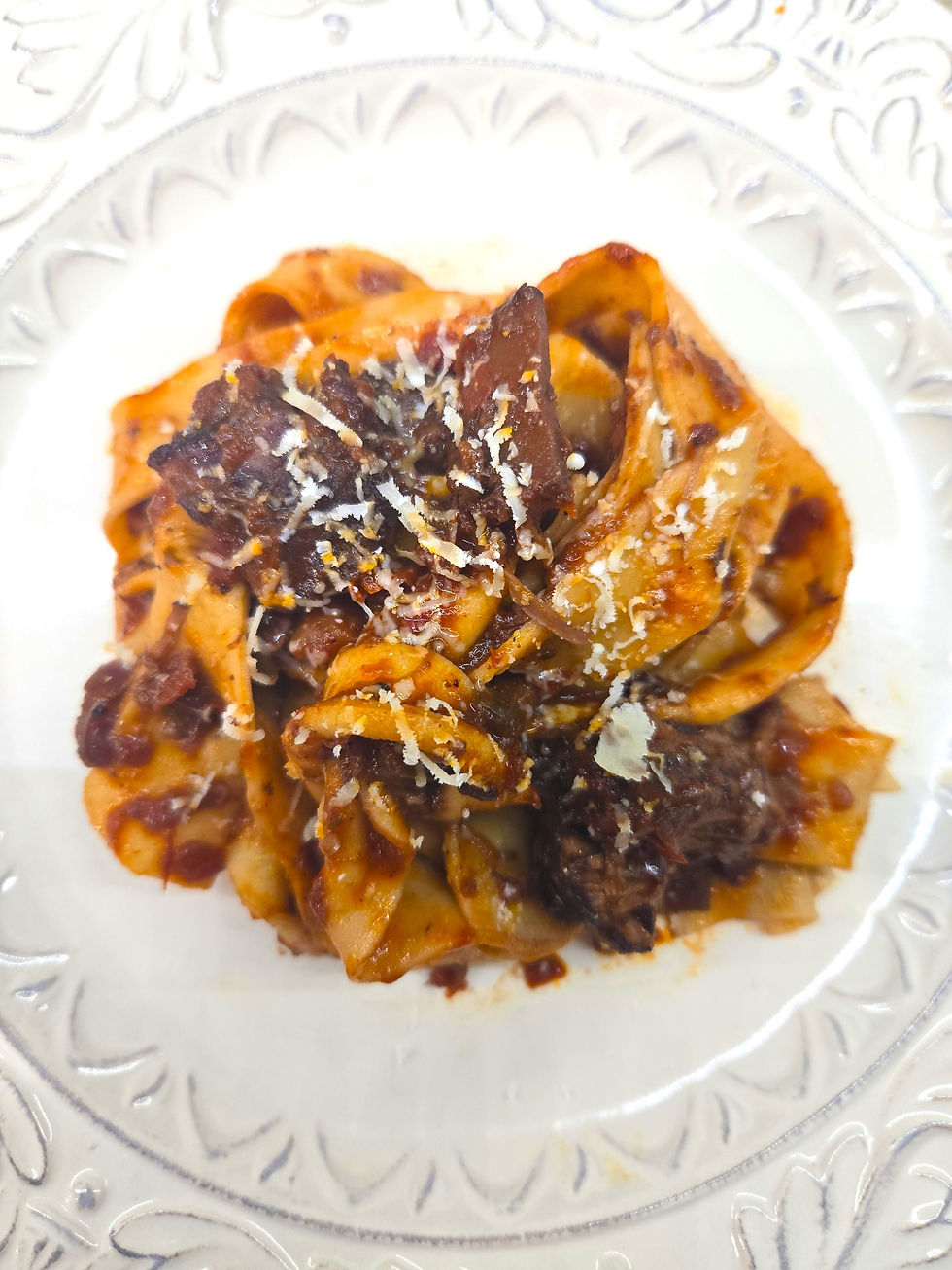 beef short rib ragu with pasta
