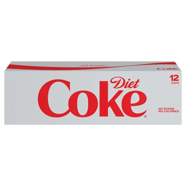 Thumbnail: Diet Coke Soda Soft Drink, 12 fl oz, 12 Pack