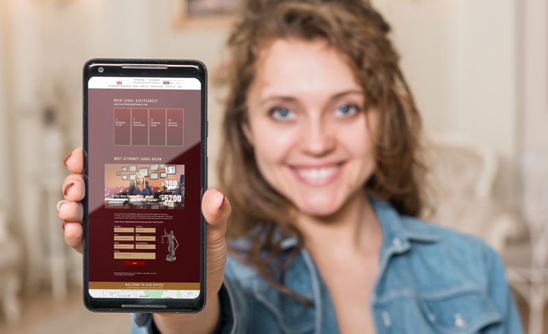 Law office resposive website