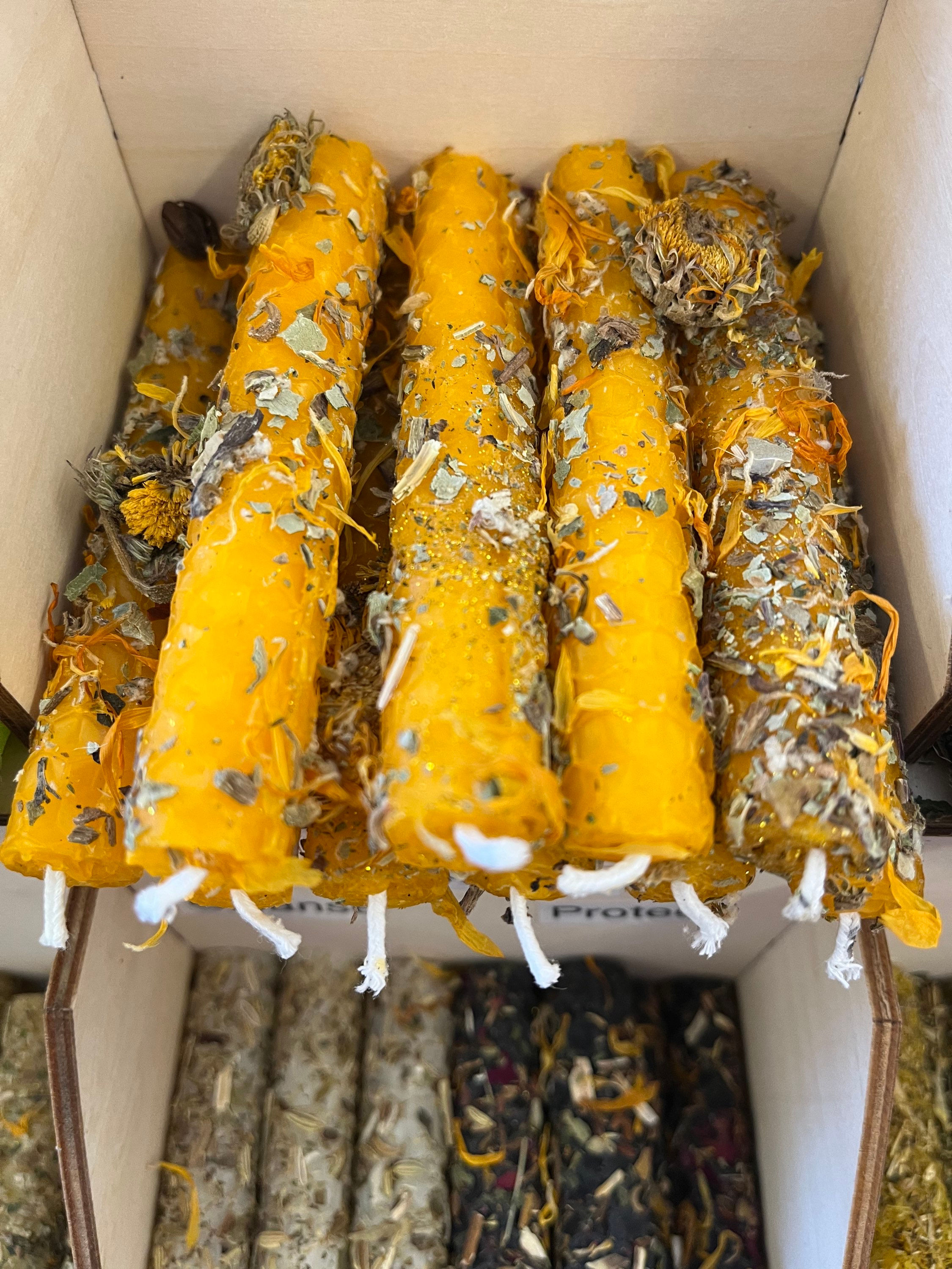 Energy Boost Herbed Candle