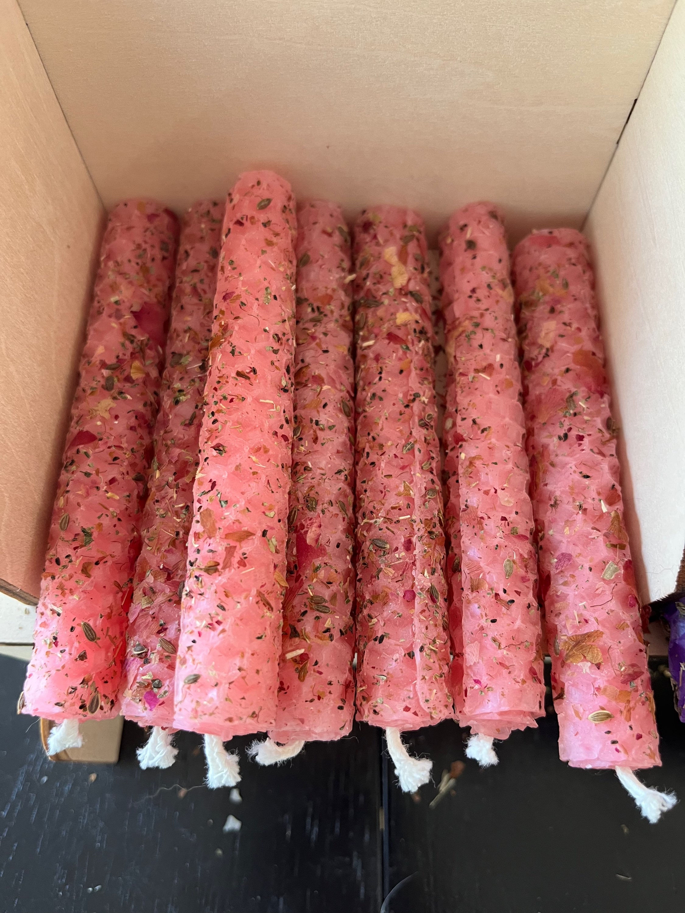 Love Herbed Candle Beeswax