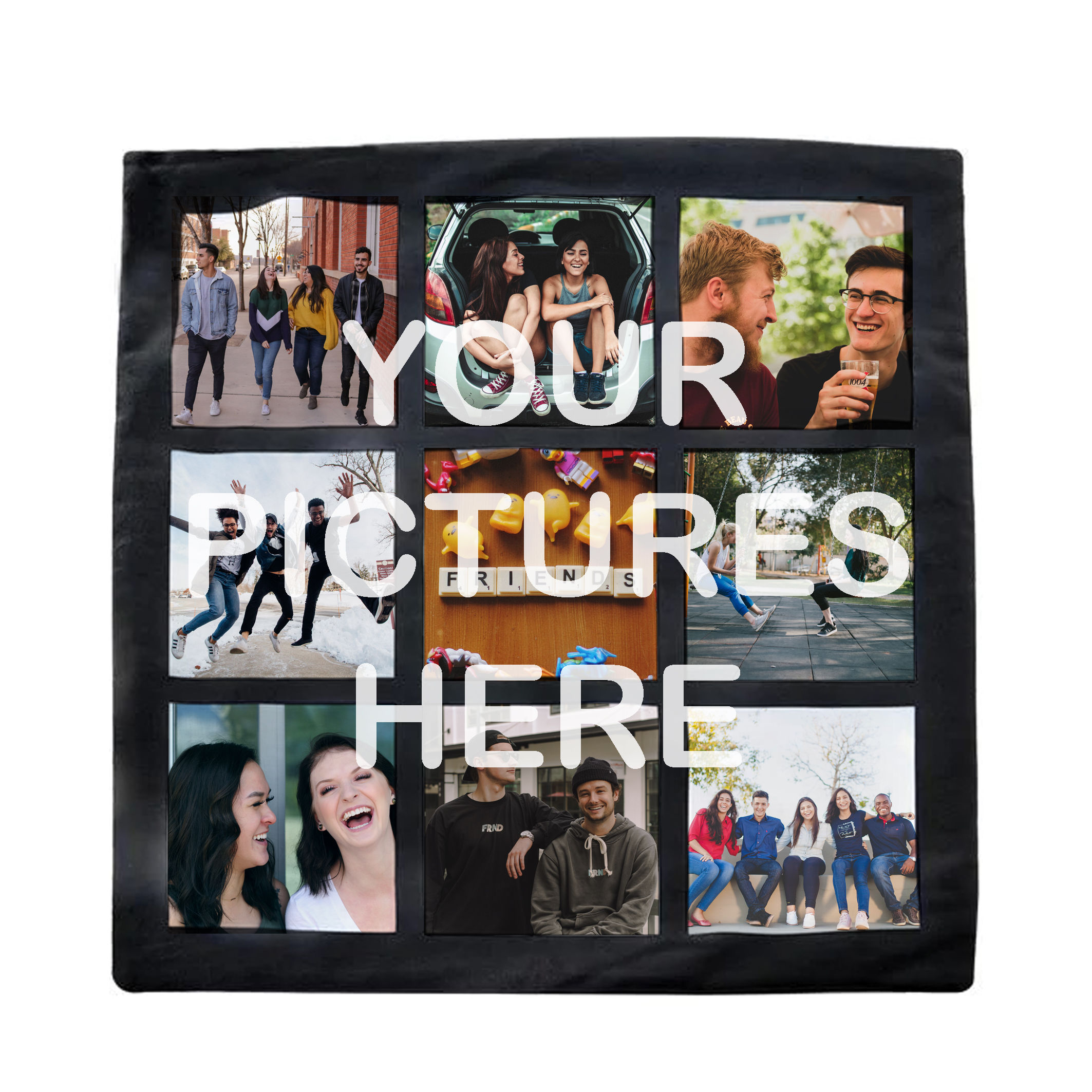 Cushion Cover for Nine Photos