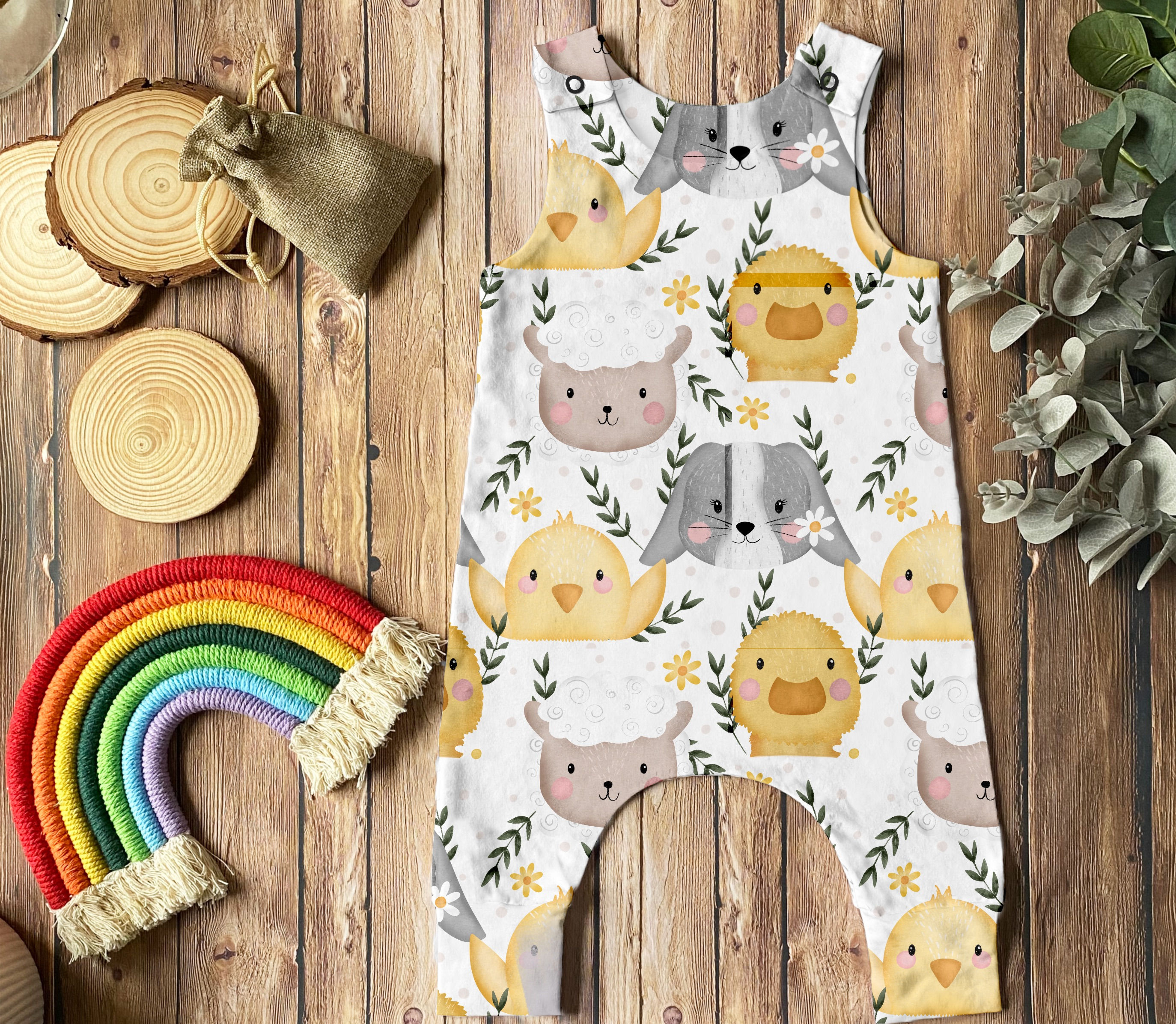 Farm Friends Romper