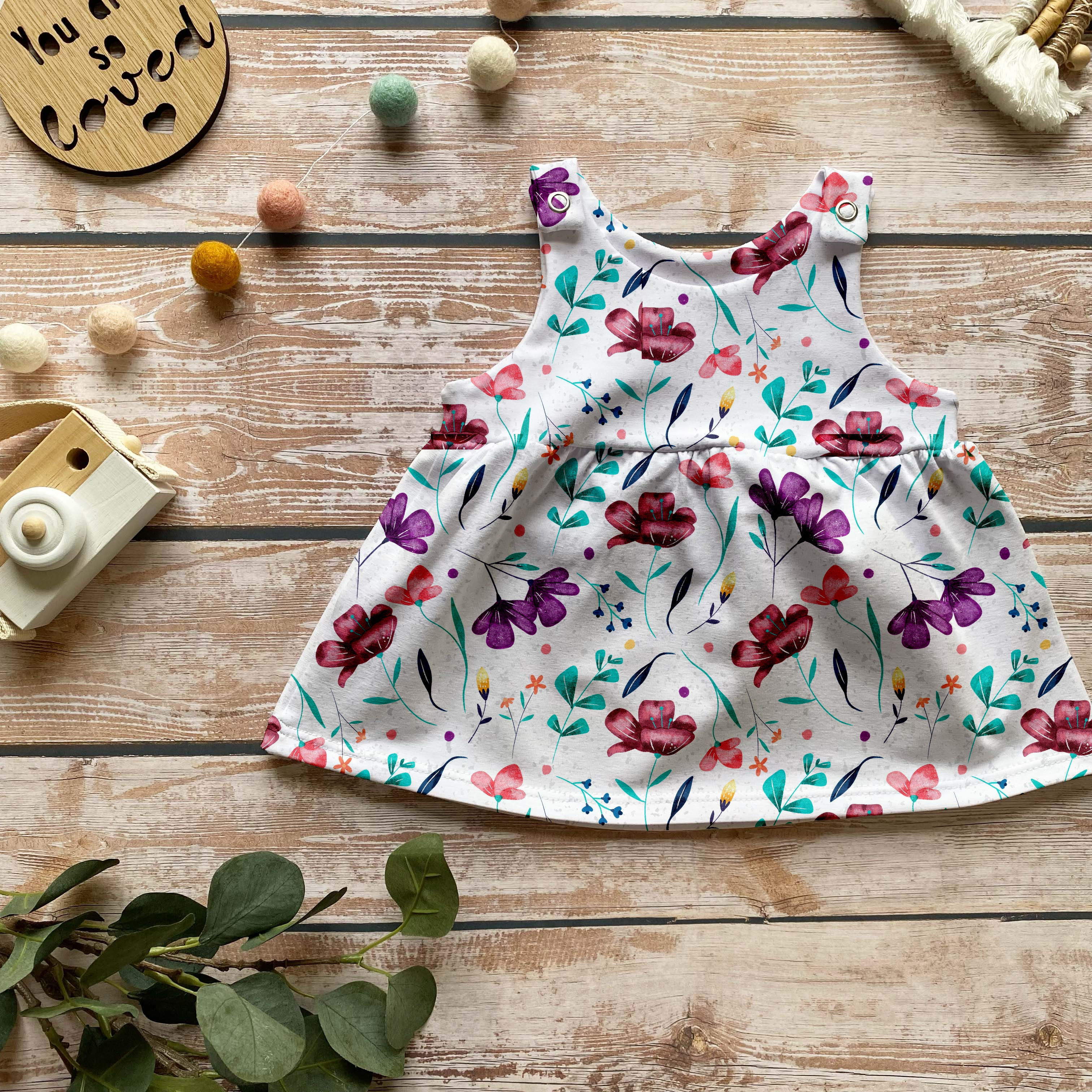 Spring Has Sprung Pinafore Dress