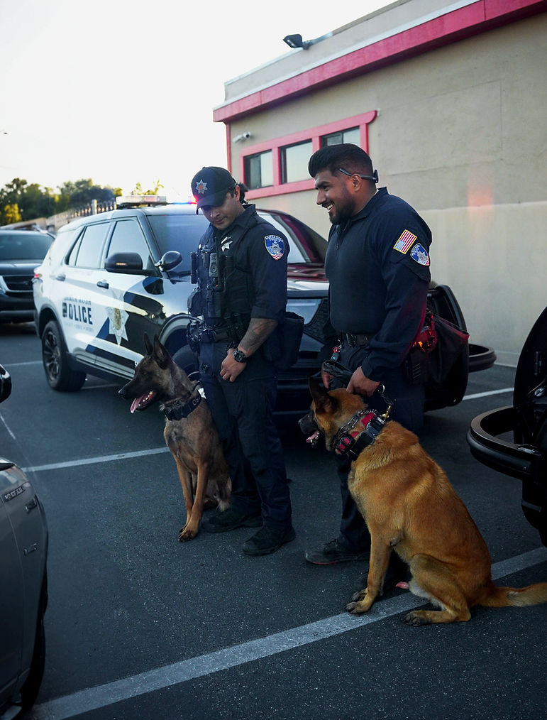 K9 Oso and K9 Ghost