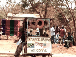 Driving out of Nairobi