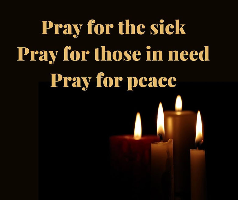 Black Gold Pray For Peace Message Facebook Post.jpg