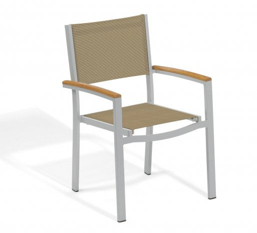 Thumbnail: Travira Armchair Cocoa Composite Sling Seat/Back