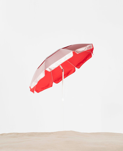 6' Octagon Solar Reflective Lifeguard Umbrella | taylorinc