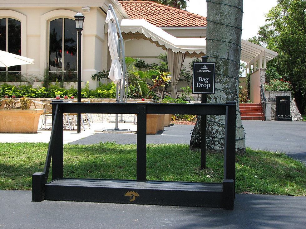 Recycled Plastic Golf Bag Rack