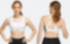 Athlete wearing Adidas TLRD Impact Training Sports Bra.