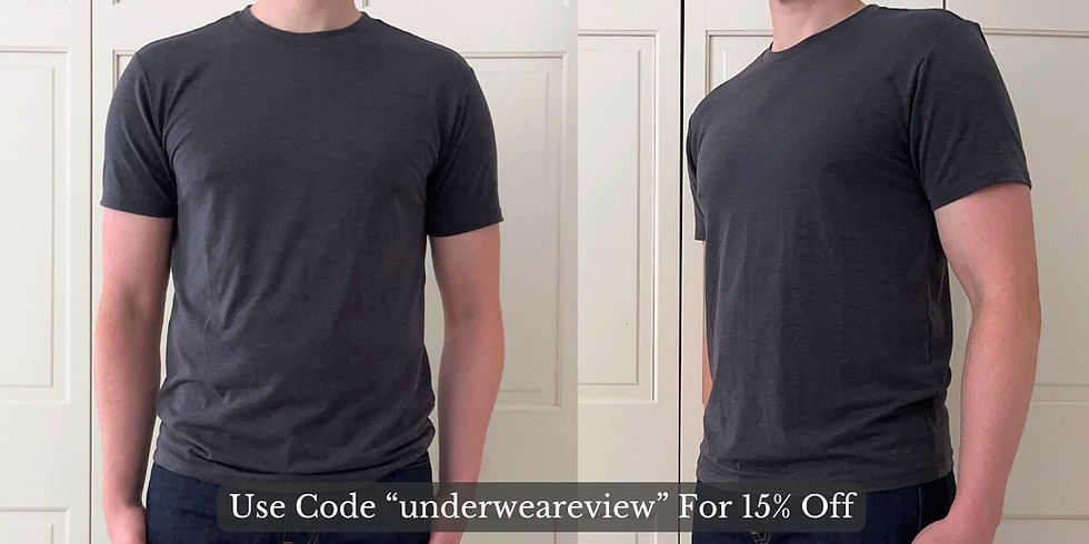 The Underwear Review showcasing the Fresh Clean Threads Performance Cool T-Shirt.