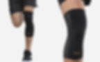 Athletes wearing Copper Fit Freedom Knee Sleeves.