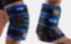 Athlete using the Shock Doctor Ice Therapy Wrap.