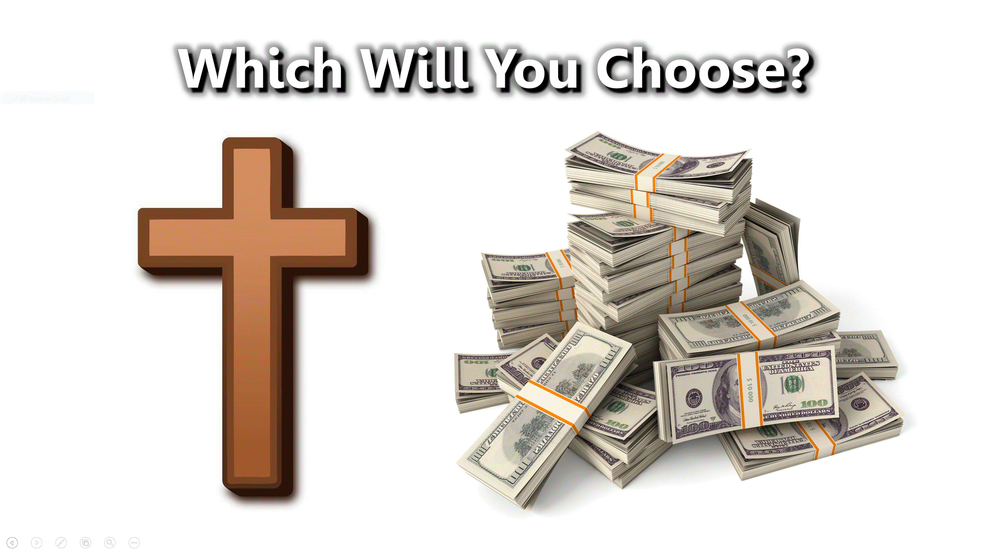 Which will you Choose? 12-11-16
