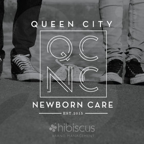 qcnc newborn care logo design Pike Properties Custom Home Builder Charlotte NC, Logo by Hibiscus Brand Managment
