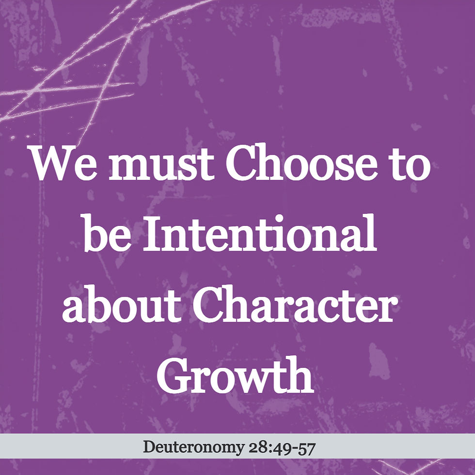 His Word for Today: Book of Deuteronomy 28:49-57