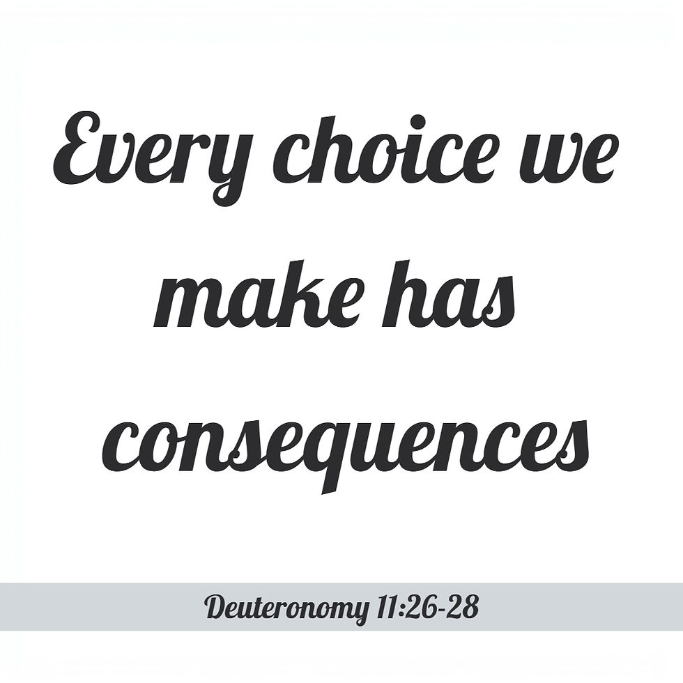 His Word for Today: Book of Deuteronomy 11:26-28