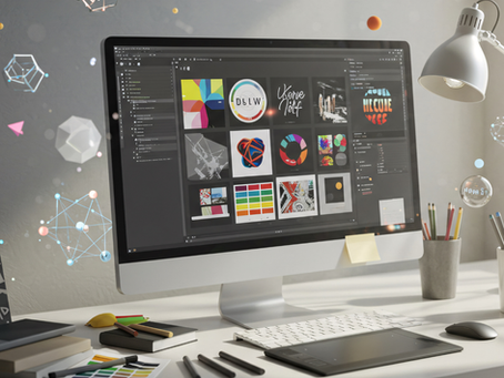 Bureau d’entrepreneur organisé avec ordinateur et outils numériques pour optimiser la productivité et la gestion du temps.