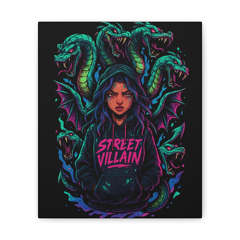 Thumbnail: Seraphine Coilz Canvas Stretched