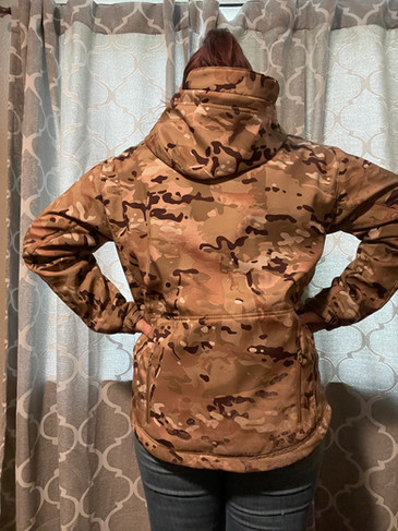 Heated Hunter Womens Hunting Jacket Back