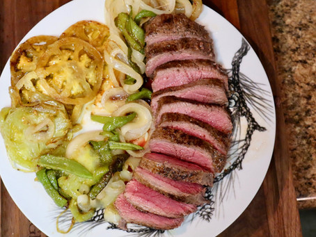 Venison with Sautéd Vegetables