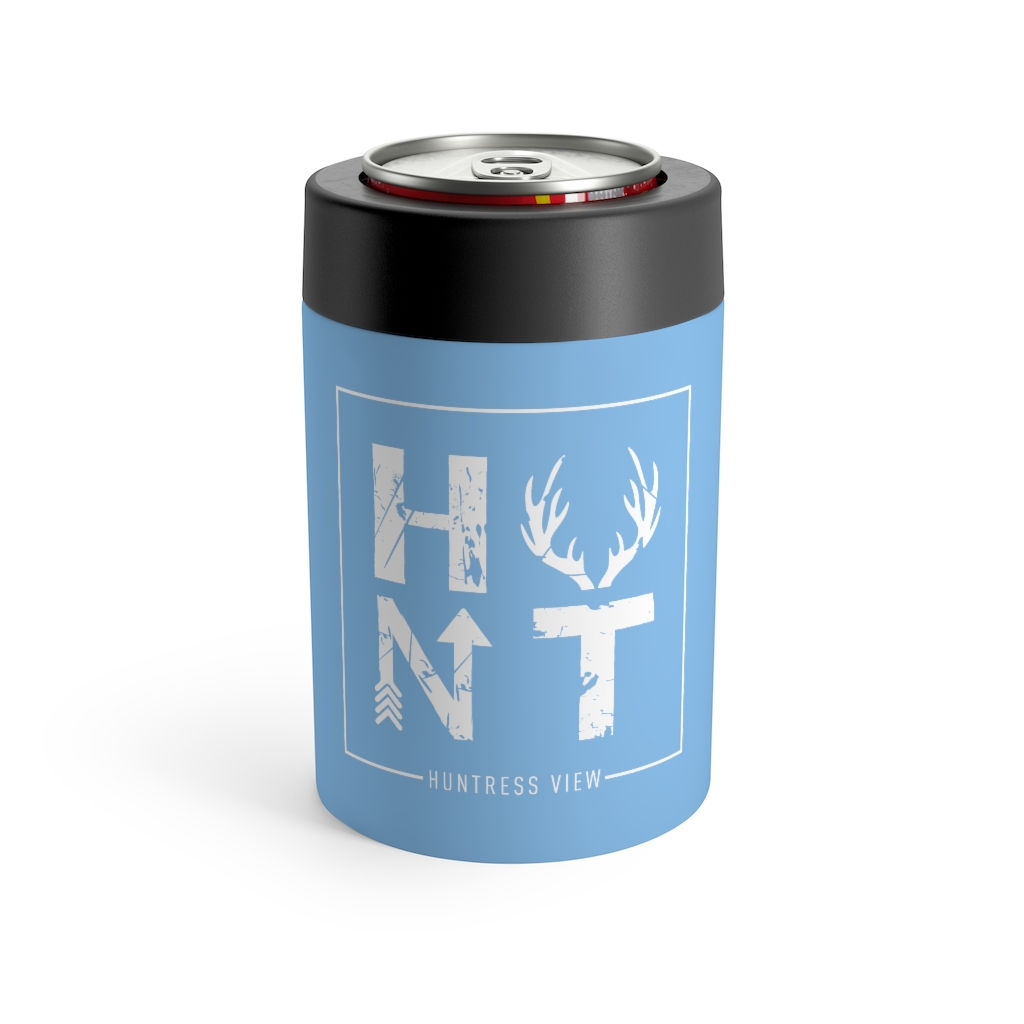 Turquoise HUNT Can Holder