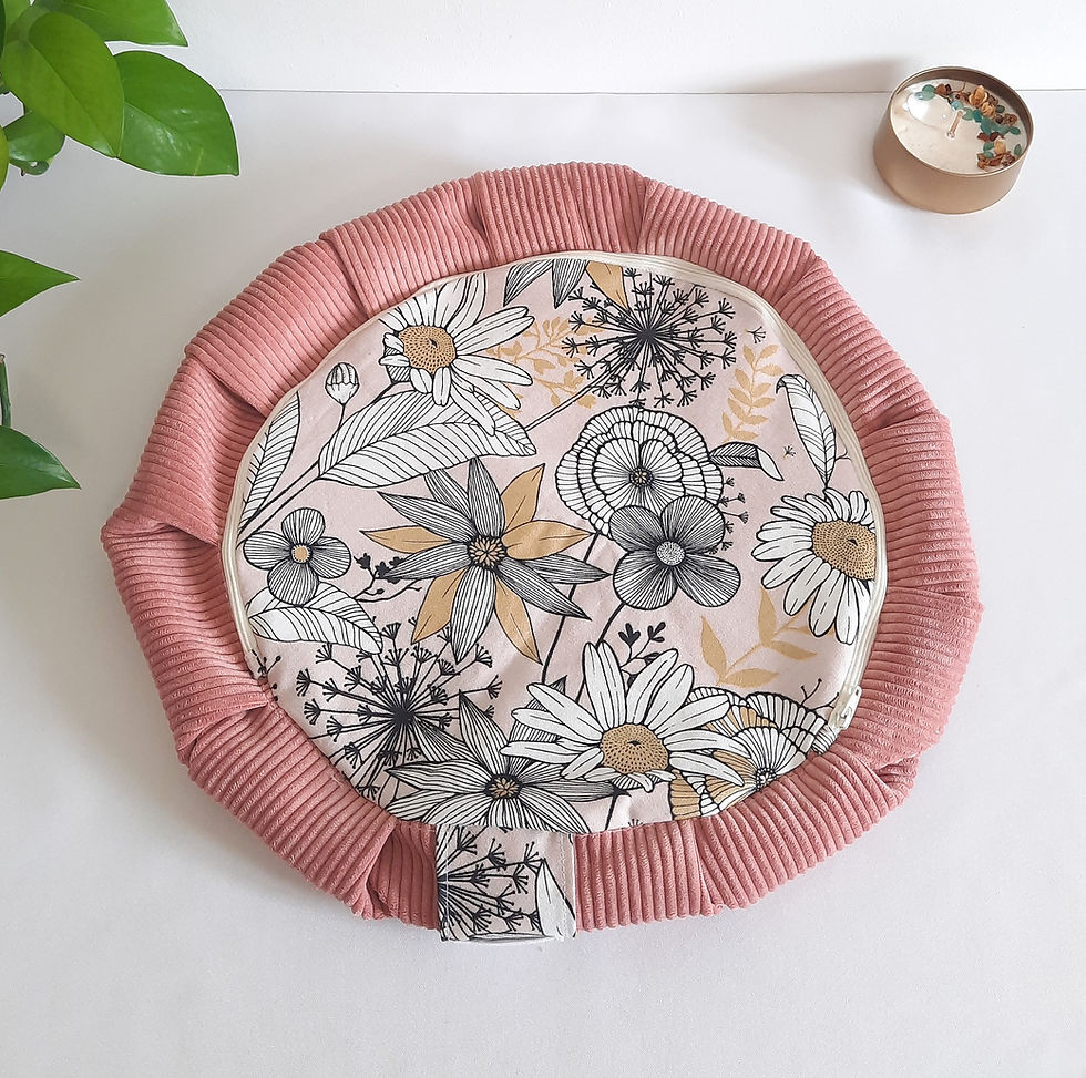Miniature : Zafu Douces Fleurs