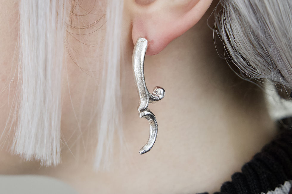 Thumbnail: Gravy Handle Earrings (Pair)