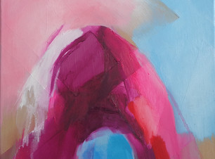 IN THE PINK oil on canvas 30cm x 25cm Kathy Ready.jpg