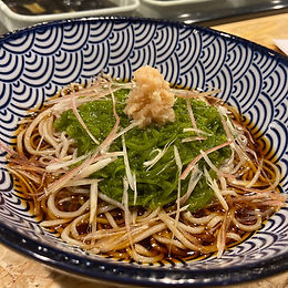 新メニュー「芽かぶ蕎麦」