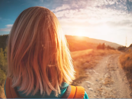 Woman travel wellness inspired