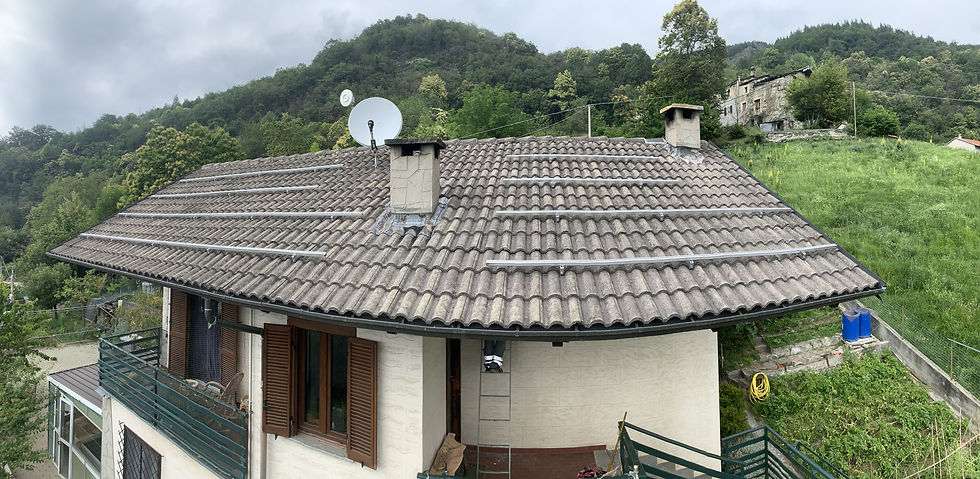 Impianto Fotovoltaico da 6kW con accumulo da 10kW installato da Incoip per Sorgenia in località Pralesio Condove Torino Piemonte ottimizzato sui pannelli fotovoltaici