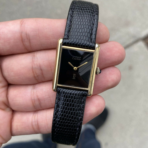 Must de Cartier Tank Vermeil Manual 