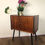 Thumbnail: Mid Century 1950s Retro Vintage Vinyl Record Cabinet on Dansette legs