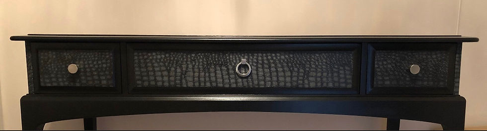 Thumbnail: Commission to Ray - Stag minstrel Console table with 3 drawers