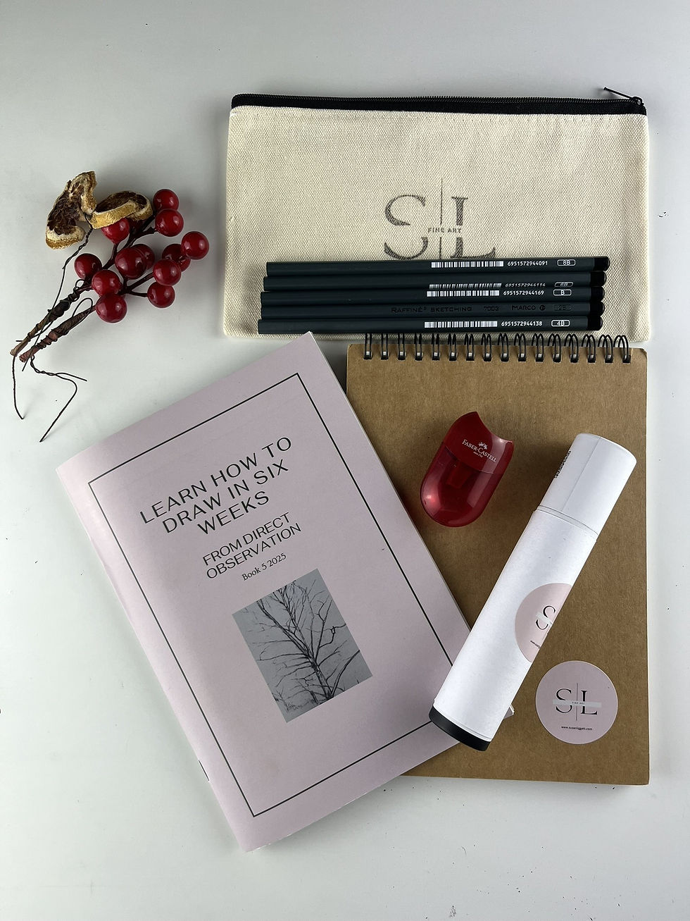 Thumbnail: A5 Learn How To Draw Kit +Book + Basic Materials