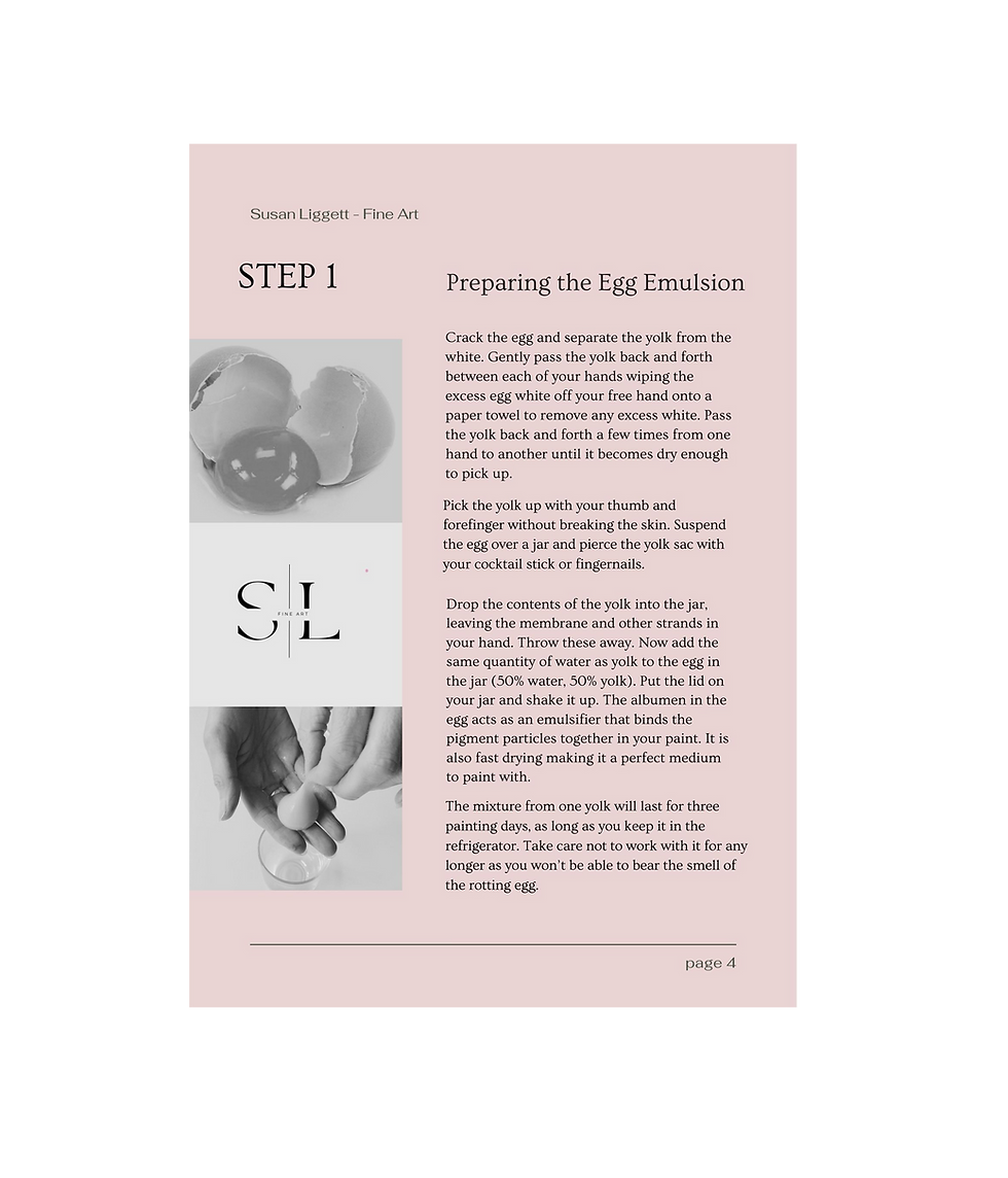 Thumbnail: Egg Tempera Paint Making Kit and Instructions booklet