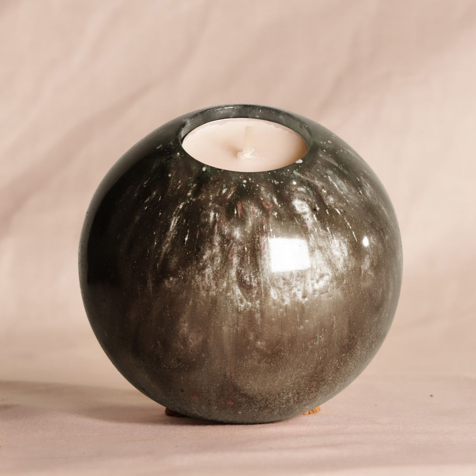 Thumbnail: Resin Candle Holder (Large Orb)