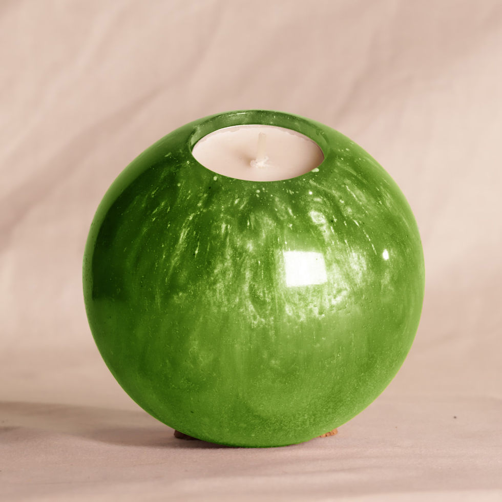 Thumbnail: Resin Candle Holder (Large Orb)