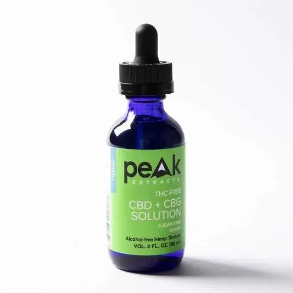 Peak CBG + CBD/THC-Free Tincture
